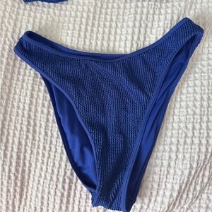 Abercrombie blue bikini bottoms